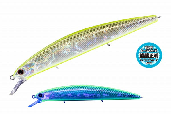 OSP Seabass Lure Rudra 130-S GWC78 Eye Clow Double Chart