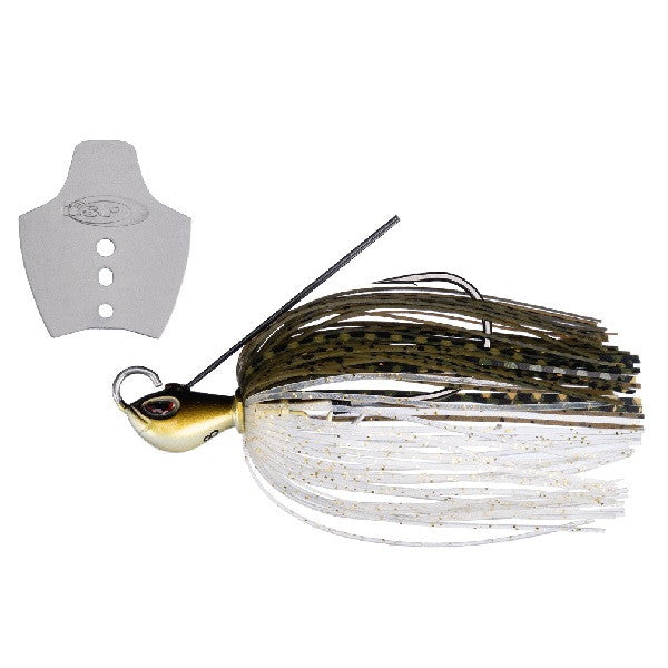 O.S.P Metal Blade Jig 3/8oz BJ55 Green Pumpkin Shad