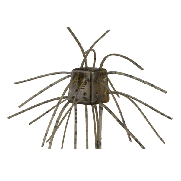 O.S.P Worm Dice Rubber Non Salt 14mm SR01 Green Pumpkin Pepper