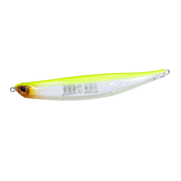 O.S.P Bass Lure Bent Minnow 130 F GH64 Chart Back Ghost