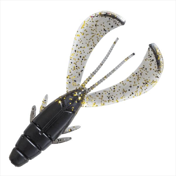 Major Craft Warm Black Pogie Chinu Claw 2.7inch #3 Heading Black