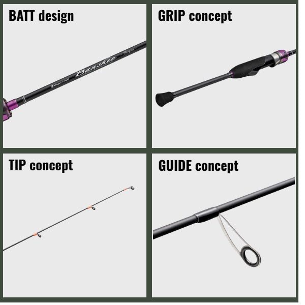 Major Craft Trout Rod Banshee Begins Solid tip model BFBS-S562UL (Spinning 2 piece)