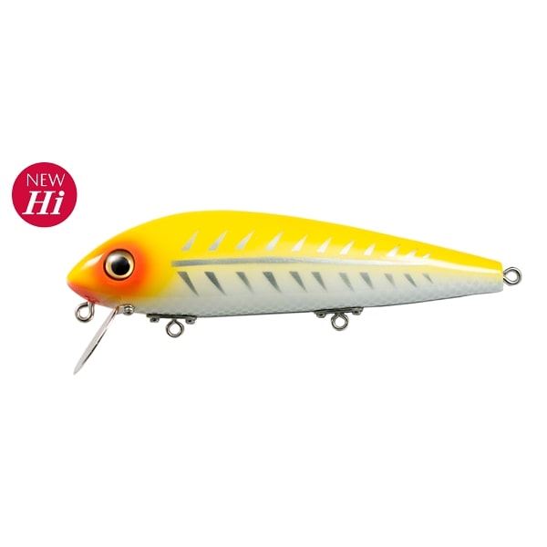 Fish Arrow Bass Lure Wild Waker Hi Float #07 UV Yellow Shore