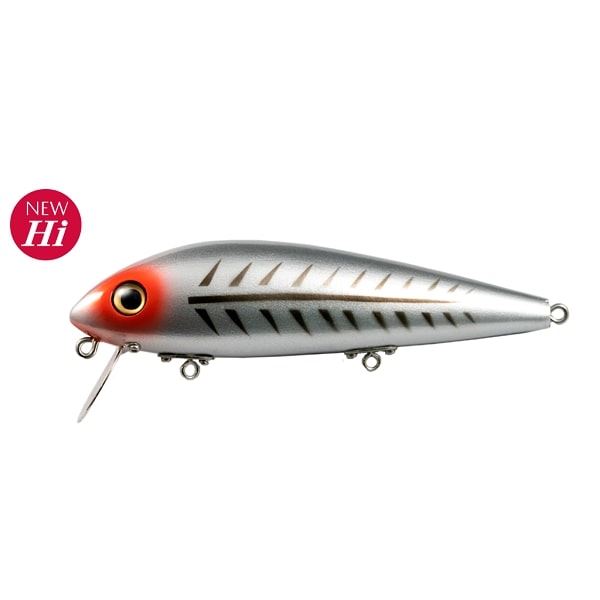 Fish Arrow Seabass Lure Wild Waker Hi Float #08 UV Silver Shore