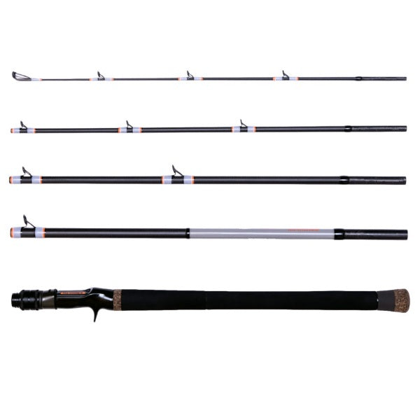 Monster Kiss Travel Rod Hunters HT-7X Pioneer (Baitcasting 5 piece)
