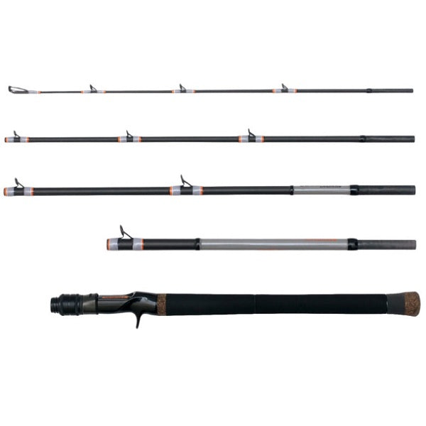 Monster Kiss Travel Rod Hunters HT-6/7 Bushman (Baitcasting 4-5 piece)
