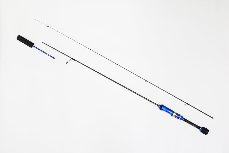 Clear Blue Ajing Rod Crystar 5.6ft (Spinning 2 Piece)