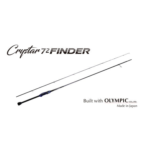 Clear Blue Ajing Rod Crystar 72 Finder (Spinning 2 piece)