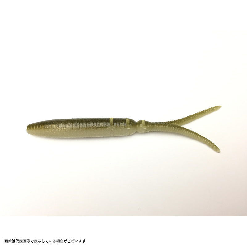 Imakatsu Java Shad IS-Plus Twin Tail 5inch #S-168 Green Back Arkansas Shiner