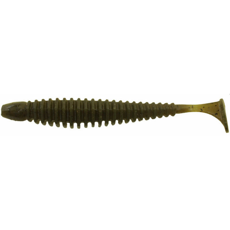 Imakatsu Ankle Goby Shad Tail 4inch Maddy Green Pumpkin Pepper