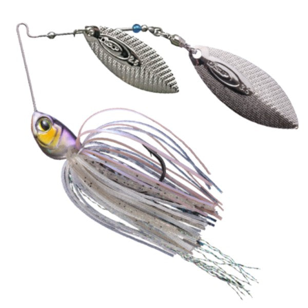 O.S.P Spinnerbait High Pitcher 1/2oz Double Willow ST17 Spark Ice Shad
