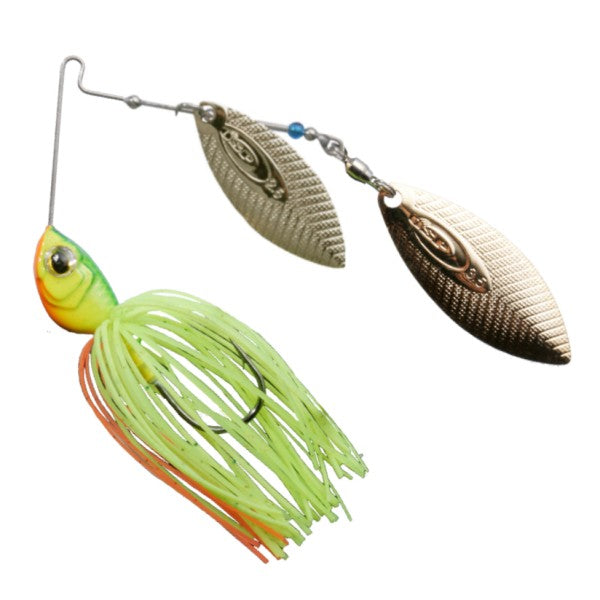 O.S.P Spinnerbait High Pitcher 1/2oz Double Willow S35 Impact Lime Chart
