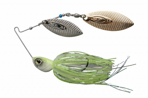 O.S.P Spinnerbait High Pitcher 1/4oz Double Willow ST21 Spark White Chart