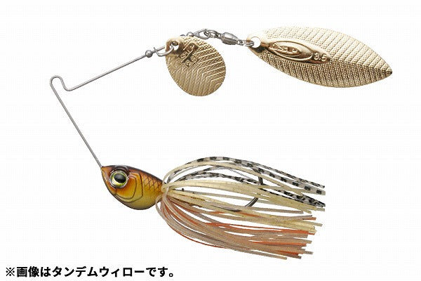 O.S.P Spinnerbait High Pitcher 1/4oz Double Willow Killer Gold