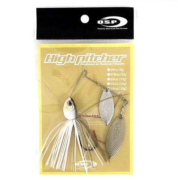 O.S.P Spinnerbait High Pitcher 5/8oz Double Willow Tasty Shad