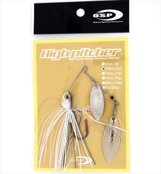 O.S.P Spinnerbait High Pitcher 5/16oz Double Willow Tasty Shad