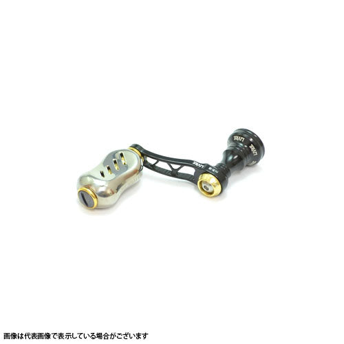 Livre F.V35-38 S Handle Fino Knob for Shimano S2 (Black P+Gold G)