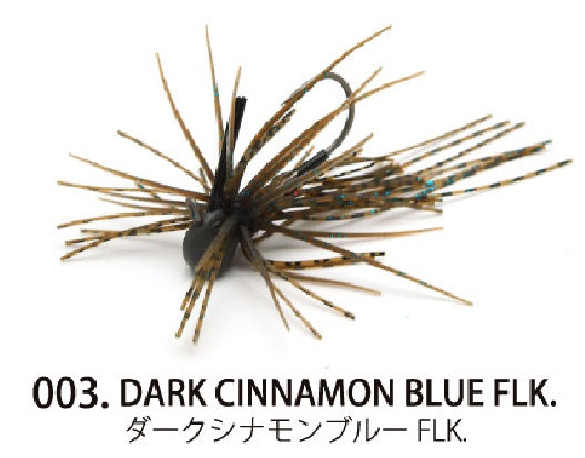 Raid Japan Rubber Jig EGU-Dama Type-Level 4.5g Dark CinnamonBlue FLK