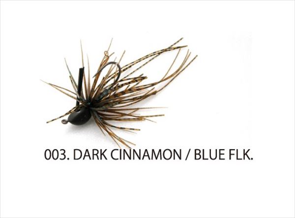 Raid Japan Rubber Jig EGU-Dama Cover 2.3g Dark Cinnamon/Blue FLK