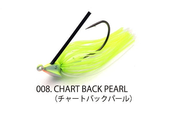 Raid Japan Rubber Jig Head Slide 11g Chartback Pearl