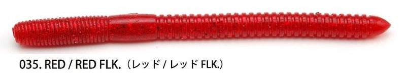 Raid Japan Fat Whip 5inch Heavy Weight Red/Red Flakes