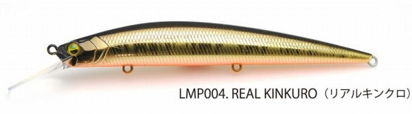 Raid Japan Bass Lure Level Minnow Plus MR Real Gold Black