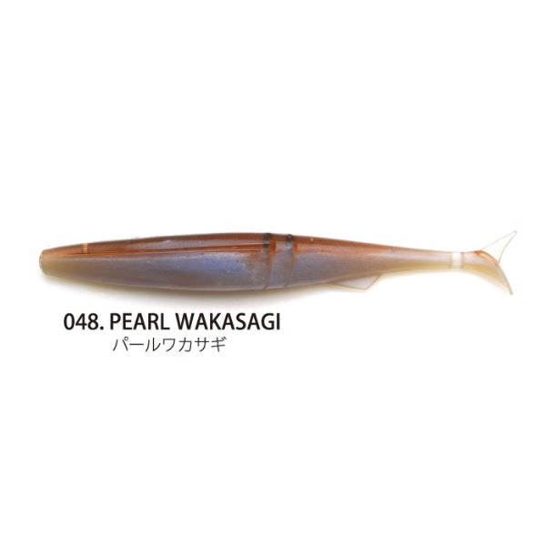 Raid Japan Worm Fantastick 4.8inch 048 Pearl Wakasagi