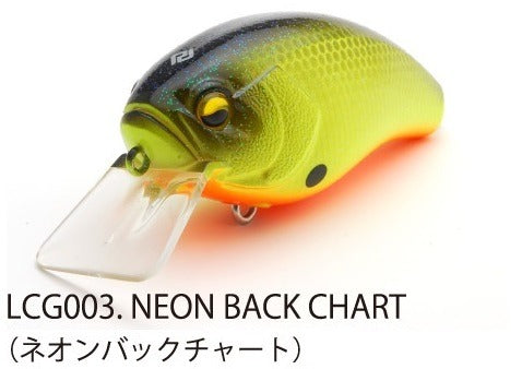 Raid Japan Bass Lure Level Crank Level Crank Goriller Neon Back Chart