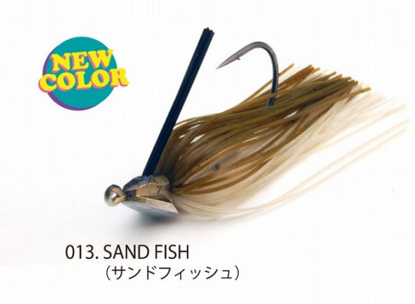 Raid Japan Rubber Jig Head Slide 9g Sandfish