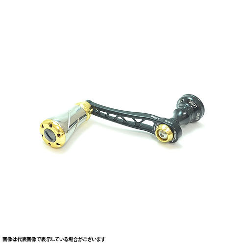 Livre F.V50-55 S Handle Forte Knob for Shimano S2 (Black P+Gold G)