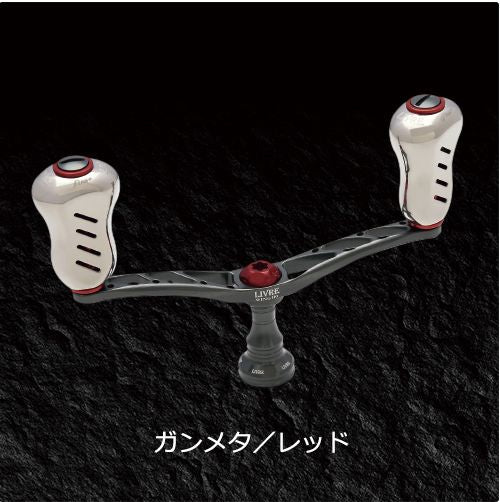 Livre WING 110 Fino knob for Daiwa (Gunmetal P + Red G)