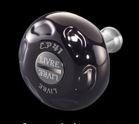 Livre Single Knob 1 pcs EP41 (Brown IP + Titanium C)