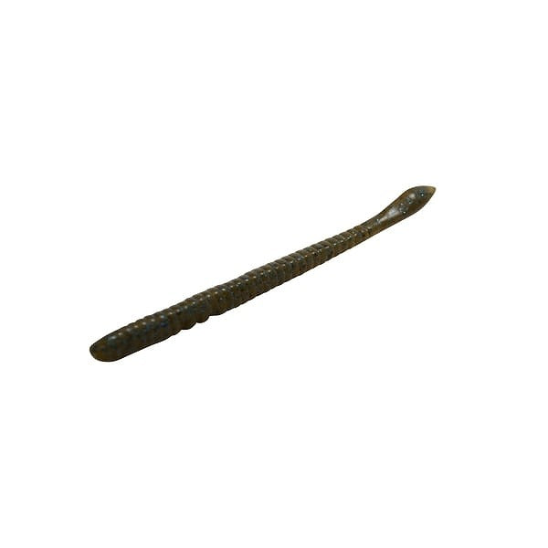 Dstyle Worm Torquee Straight 3.8inch Green Pumpkin Blue Flake & Pepper