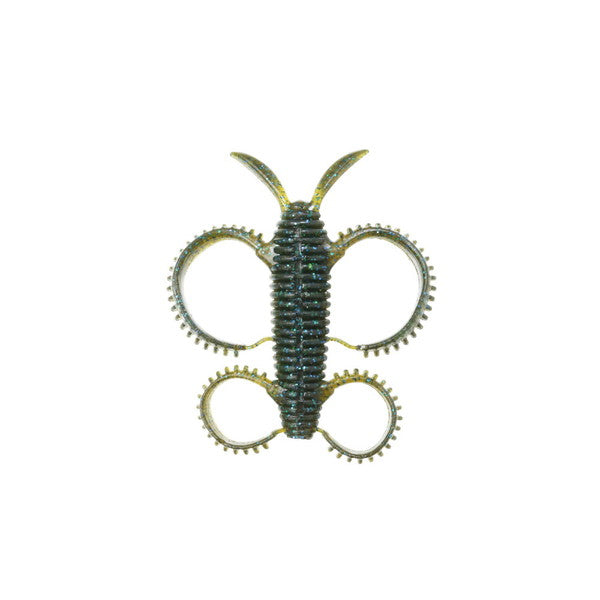 Issei Worm Ashinaga Mizumushi 1.8 #31 Green PumpkinBlue Flake