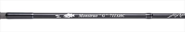 Extreme Bass Rod Tulala Monstruo G 711XHC (Baitcasting 1 Piece Grip Joint)