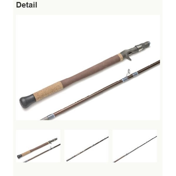 Extreme Bass Rod Tulala Masso 77XH (Baitcasting 3 Piece)