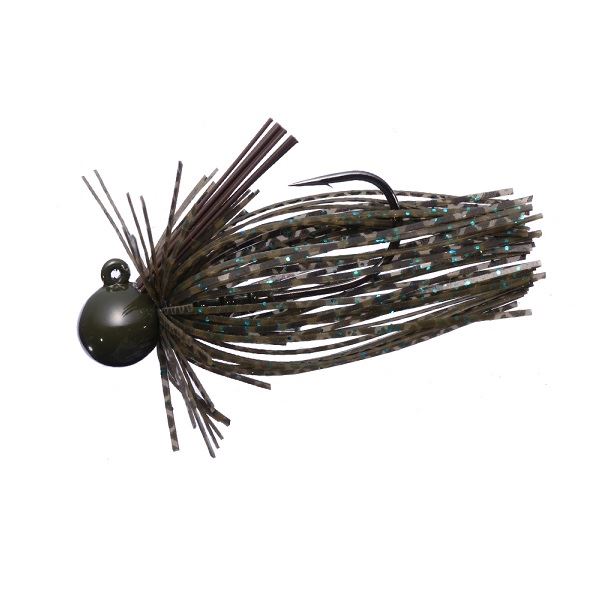 O.S.P JIG ZERO THREE Hunts 14g S12 Green Pumpkin Blue Flake
