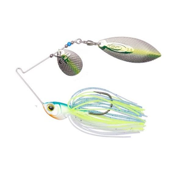 O.S.P Spinnerbait High Pitcher 3/8oz Tandem Willow S61 Ghost Chart Blue Back