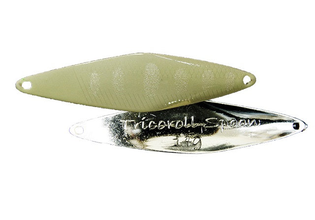 Jackall Tricoroll Spoon 19g Pearl Glow