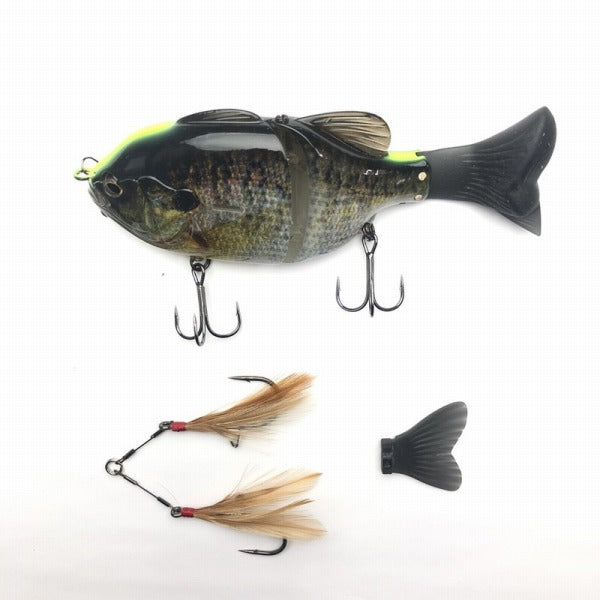 Imakatsu Bass Lure Gillroid Jr. Buffalo Horn Hook 3D Realism #820 Hi-vis Lake Biwa Glass Gill