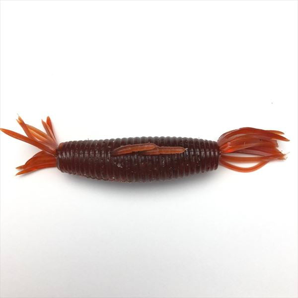 Imakatsu Worm Fula Shrimp 3inch #S-469 Dark Lever