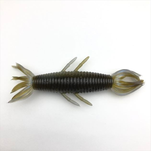Imakatsu Worm Fula Shrimp 3inch #S-234 Clear Green Pumpkin Blue Pearl