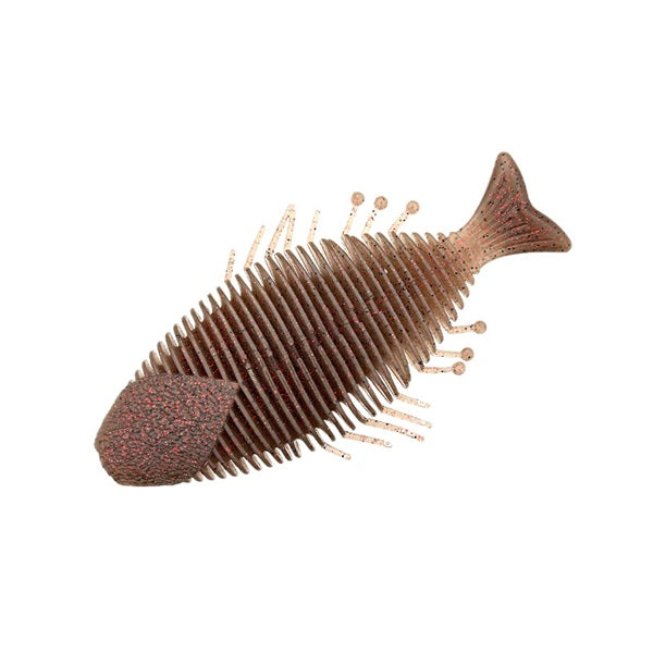 Imakatsu Worm Huddle Gill 3.9inch #S-508 Shrimp miso