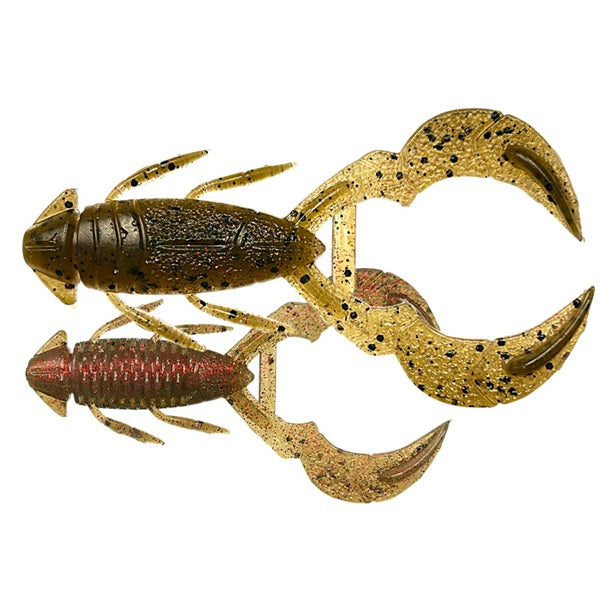 Imakatsu Worm Bushido 3inch #S-617 Green Pumpkin/Crawfish