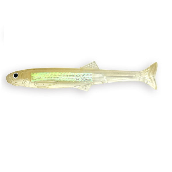 Imakatsu Worm Huddle Swimmer 4inch Flash plate #S-620 Ghost Smelt (Rainbow)
