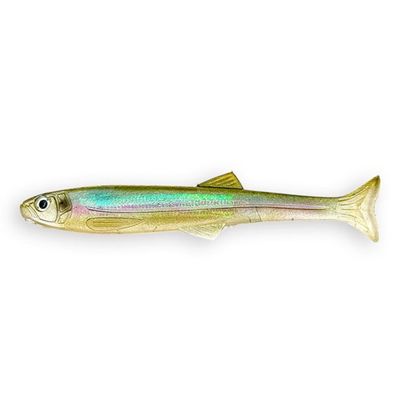 Imakatsu Worm Huddle Swimmer 4inch Flash plate & Real color #S-625 Real Imae Smelt (Rainbow)