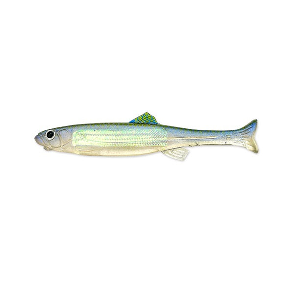 Imakatsu Worm Huddle Fat Fly elastomer 2.8inch Flash plate & Real color #S-624 Blue Stripe Shad (Rainbow)