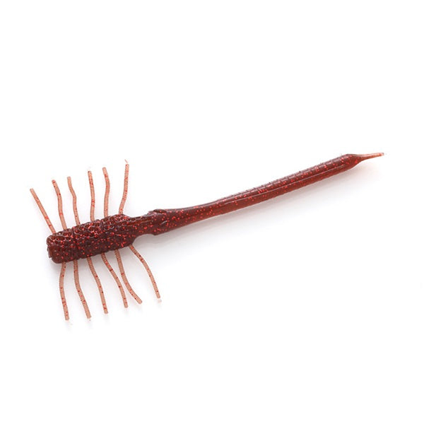 Imakatsu Worm Wriggler 3.5inch #S-479 Scuppanon Red Flake