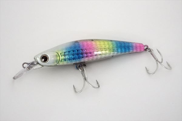 Longin Seabass Lure Heavy Rumble 80mm 28g #025LN Lens Candy (silver powde glitter)