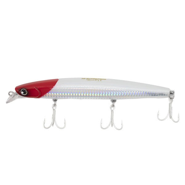 Longin Seabass Lure Hi-Standard 180F 57g #S090 T Hologram Red Head